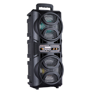 3000W Portable Bluetooth Speaker Sub Woofer Heavy Bass Sound System Party+Remote