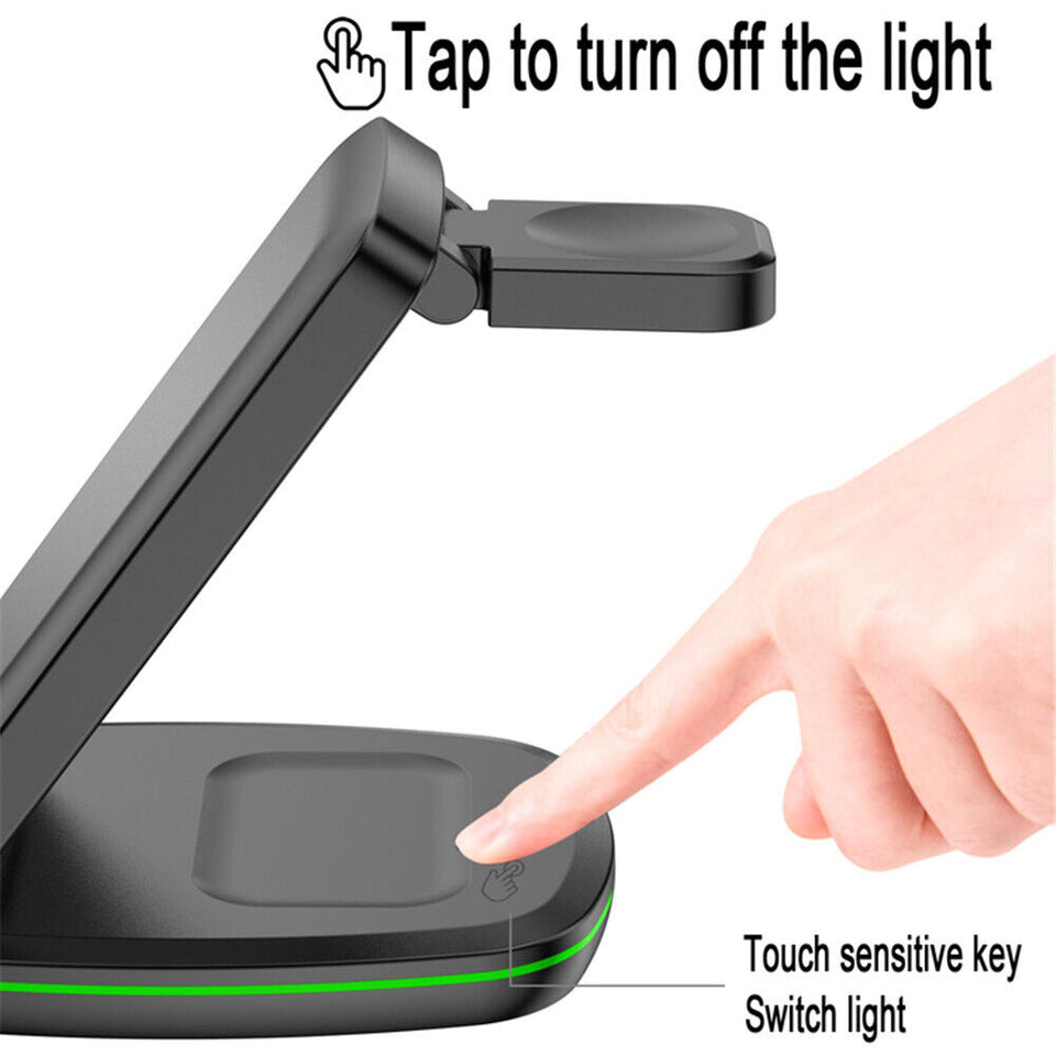 3 in 1 Charging Dock Charger Stand for Apple Watch Serie Air Pods Iphone Station