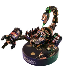 Rokr MI Series 4 Kinds of Plastic Puzzles Emperor Scorpion Beetles Golden Coin Turtle 3D Assembly Building Block Sets