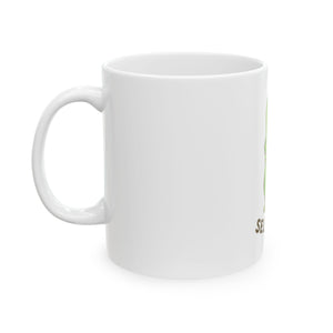Ceramic Coffee Mug - 11oz Custom Gift for Coffee, Tea & Chocolate Lovers