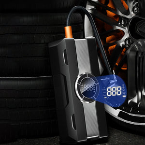 Portable 12V Jump Starter with Air Compressor Power Pack Car Battery Box 3000Amp