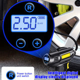 150 PSI 12V Car Air Tire Pump Inflator Compressor LED Digital Electric Portable