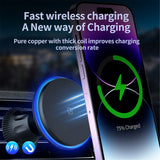 15W Wireless Magnetic Charger Car Mount Holder for Iphone 14/15 Pro Max Magsafe