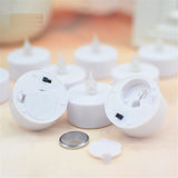 10 Pcs Flameless Moving Flicker Led Tea Lights Battery Operated Candle Wedding