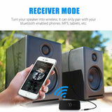 Bluetooth V4 Transmitter & Receiver Wireless A2DP Audio 3.5Mm Aux Adapter Hub A6