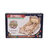 ROKR 3D Pinball for Kid Adults Family Party Machine Vintage Style Popular Game Smooth Assembly 3D Wooden Puzzles EG01