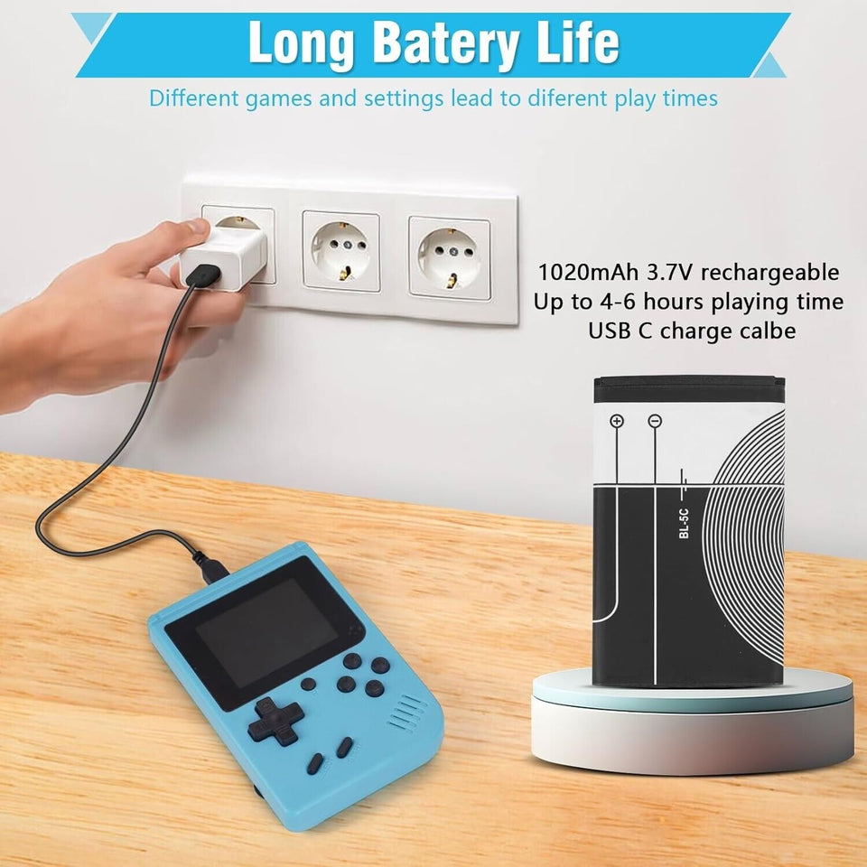 Built-In 500+ Classic Games Handheld Retro Video Game Console Gift US