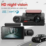 Front and inside Car DVR Dash Cam Video Recorder Camera G-Sensor 1080P Dual Lens