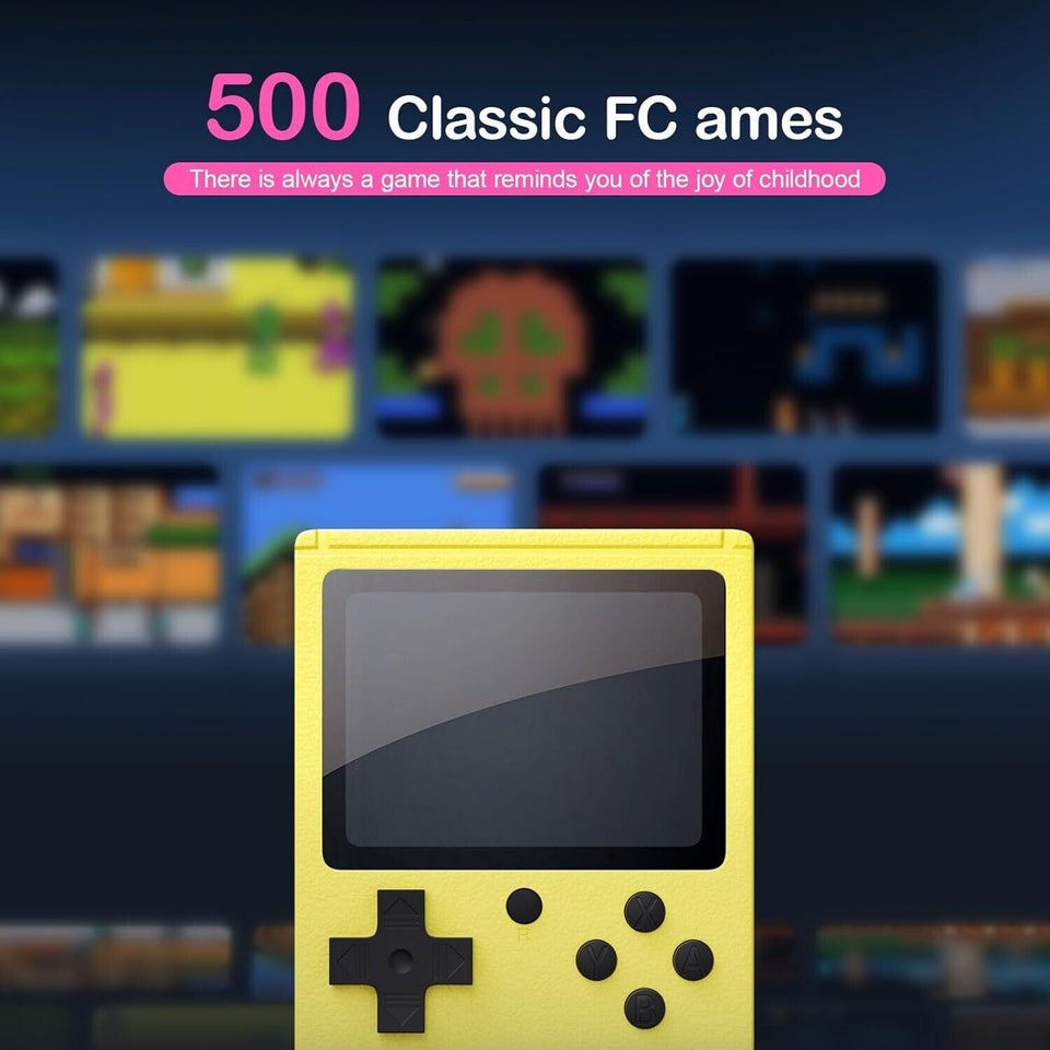 Built-In 500+ Classic Games Handheld Retro Video Game Console Gift US