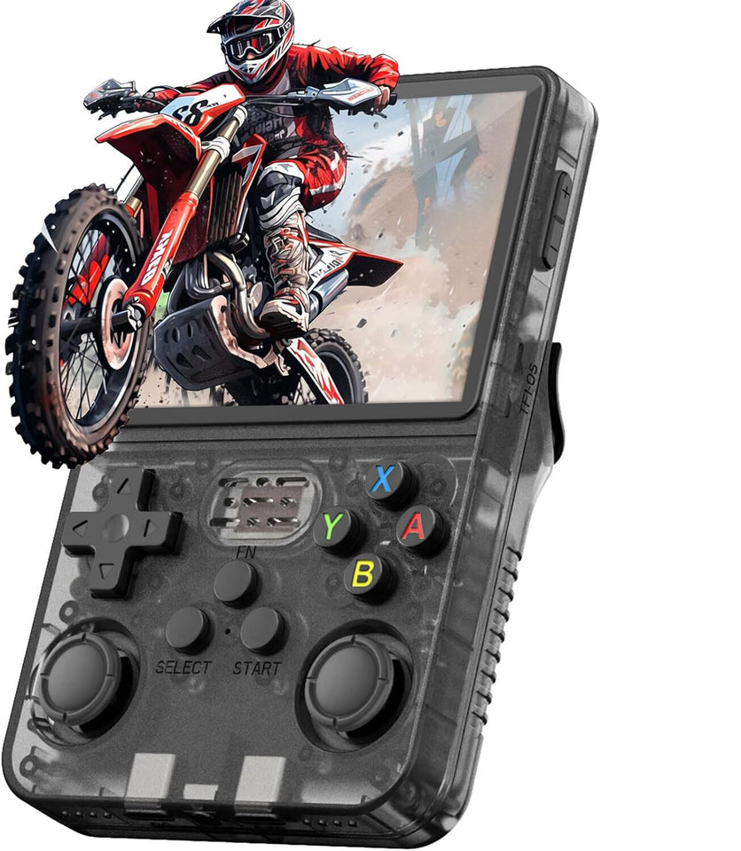 R36S Retro Handheld Video Game Console Linux 3.5" IPS Screen 64GB 15000+Game