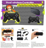 4K HDMI TV Game Stick Built-In 64GB 30000+ Video Games Console Wireless Gamepad.