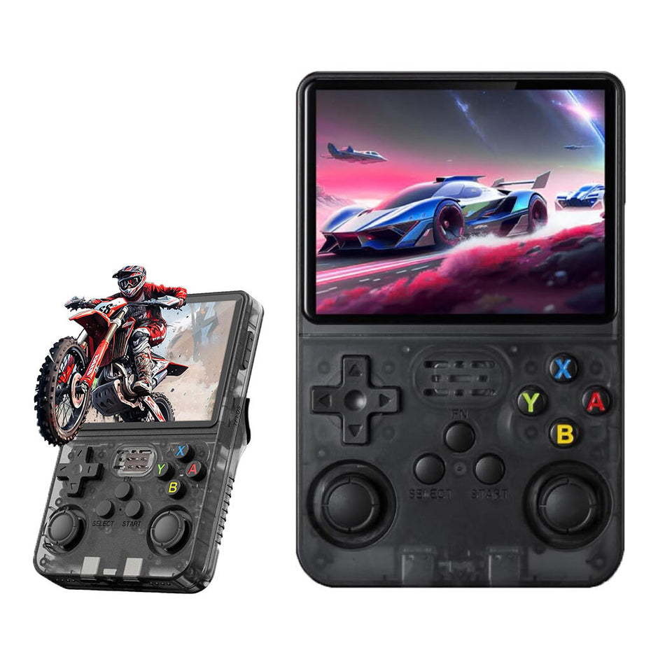 R36S Retro Handheld Video Game Console Linux 3.5" IPS Screen 64GB 15000+Game