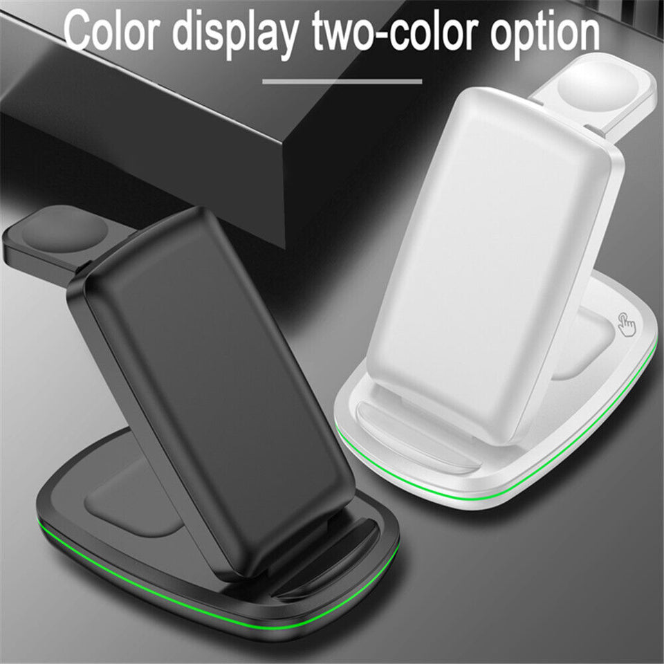 3 in 1 Charging Dock Charger Stand for Apple Watch Serie Air Pods Iphone Station