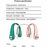 USB Portable Hanging Neck Fan Cooling Air Cooler Little Electric Air Conditioner