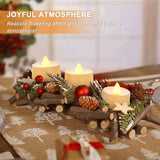 10 Pcs Flameless Moving Flicker Led Tea Lights Battery Operated Candle Wedding