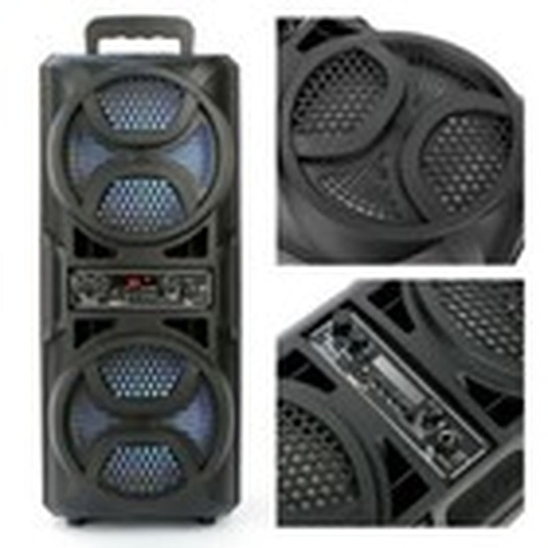 3000W Portable Bluetooth Speaker Sub Woofer Heavy Bass Sound System Party+Remote