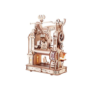 ROKR Vintage Printing Press 3D Puzzle with LED Light | Build, Print, Amaze!