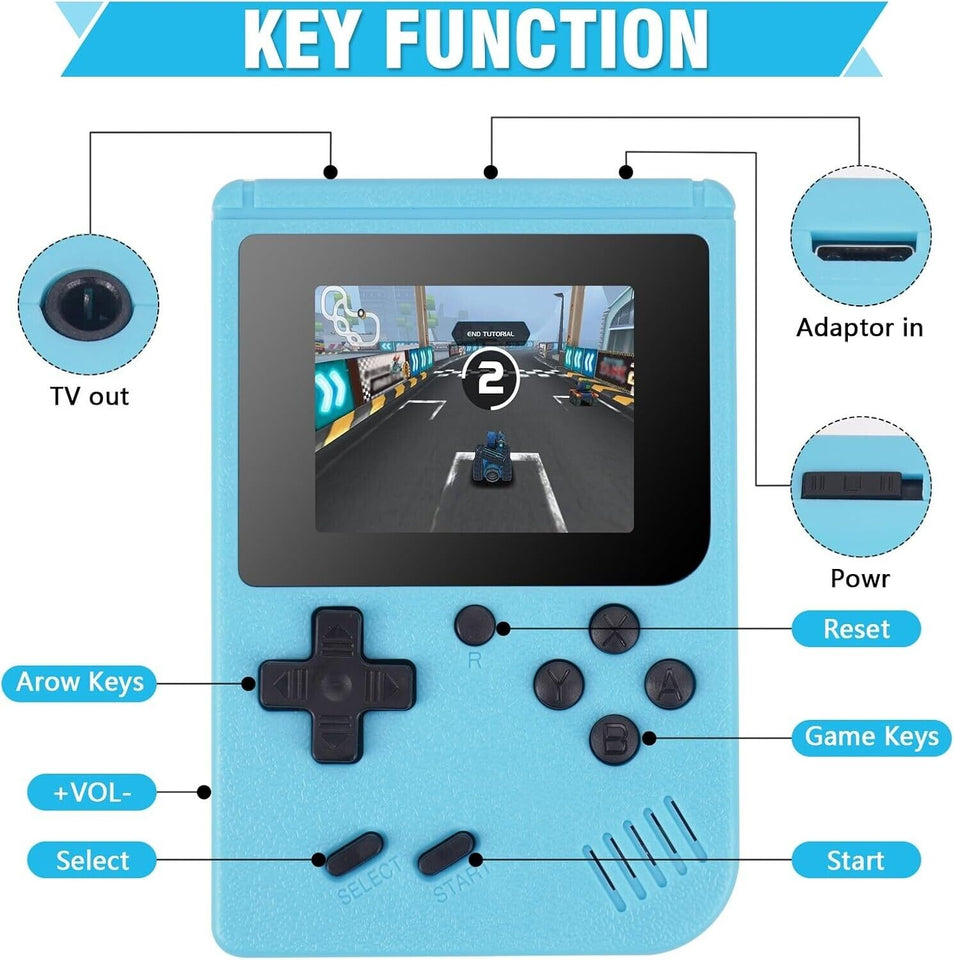 Built-In 500+ Classic Games Handheld Retro Video Game Console Gift US