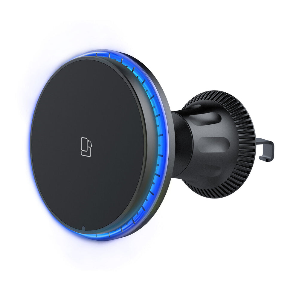 15W Wireless Magnetic Charger Car Mount Holder for Iphone 14/15 Pro Max Magsafe