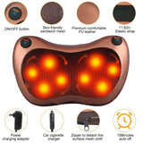 Neck Massager Electric Shoulder Back Shiatsu Massage Pillow 8 Drives Pain Relief