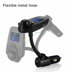 Wireless In-Car Bluetooth FM Transmitter MP3 Radio Adapter Car Kit USB Charger