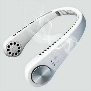 USB Portable Hanging Neck Fan Cooling Air Cooler Little Electric Air Conditioner