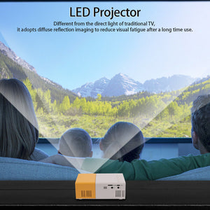 Mini Portable Projector 1080P HD Video Home Theater Home Cinema Phone Projector
