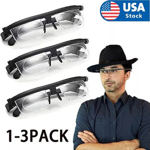Double Dial Vision Flex Focal Adjustable Glasses Flex Focus Adjustable Glasses