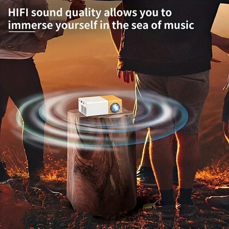 Mini Portable Projector 1080P HD Video Home Theater Home Cinema Phone Projector