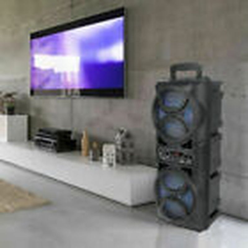 3000W Portable Bluetooth Speaker Sub Woofer Heavy Bass Sound System Party+Remote