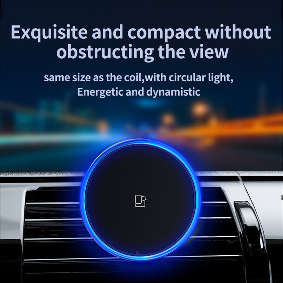 15W Wireless Magnetic Charger Car Mount Holder for Iphone 14/15 Pro Max Magsafe